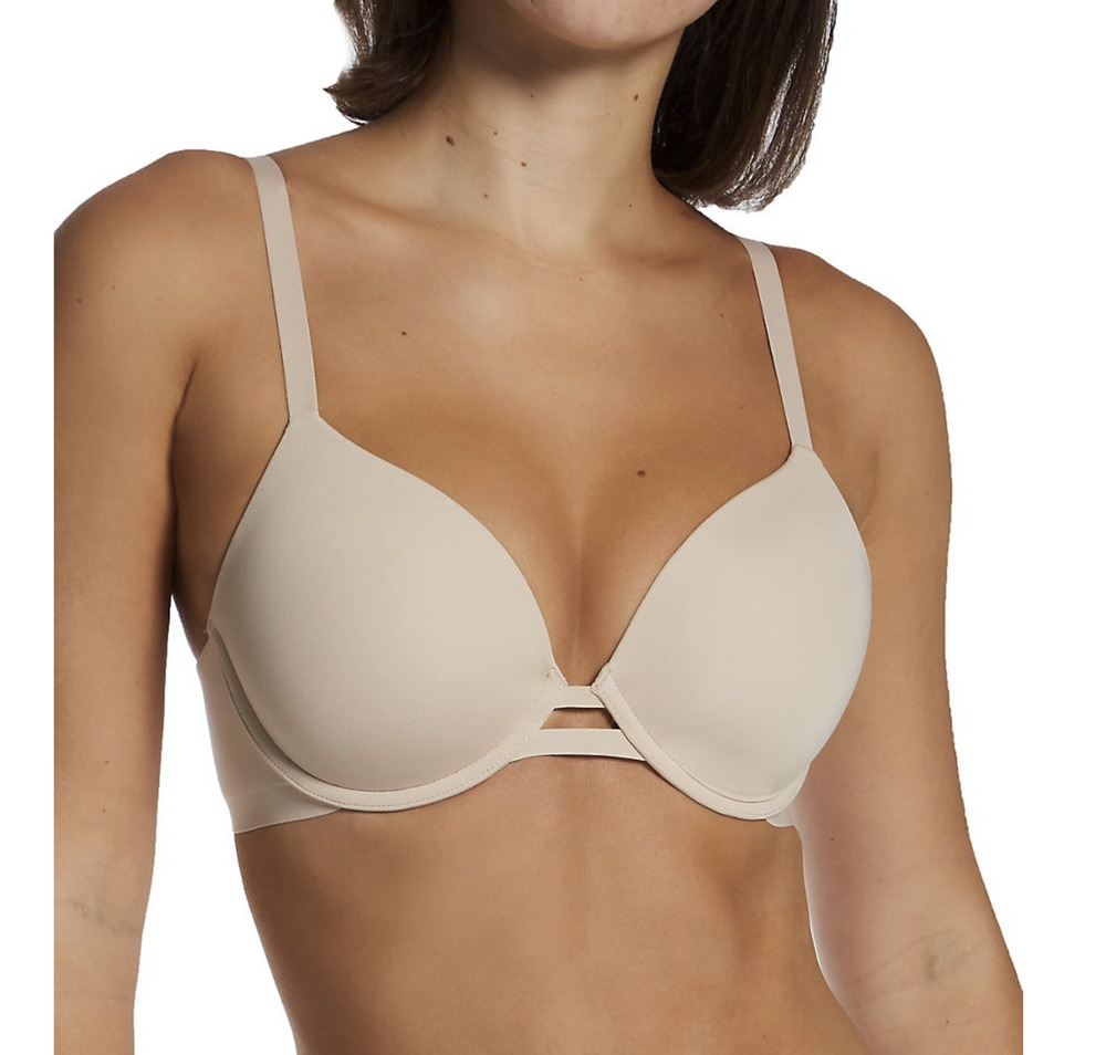 DKNY Women Smooth Essentials Push Up Underwire Bra Cashmere Size 34C